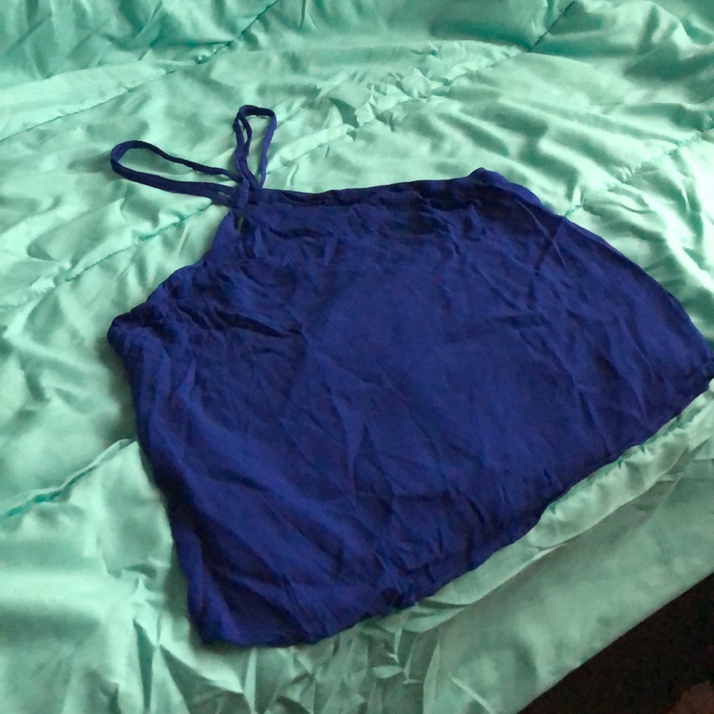 Blue Halter Crop-Top!